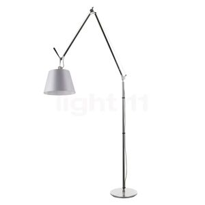 Artemide Tolomeo Mega Terra, châssis aluminium/abat-jour satin - ø32 cm - interrupteur - Publicité