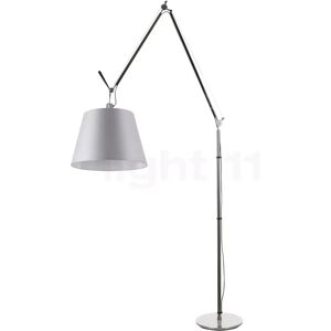 Artemide Tolomeo Mega Terra, châssis aluminium/abat-jour satin - ø42 cm - interrupteur - Publicité