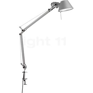 Artemide Tolomeo Mini avec pince de serrage, aluminium poli et anodisé - Publicité