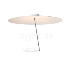 Catellani & Smith Lederam C Plafonnier LED, blanc/nickel/blanc - ø50 cm