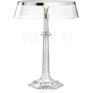 Flos Bon Jour Versailles Lampe de table LED, chrome brillant/couronne transparent - 42,3 cm , fin de série