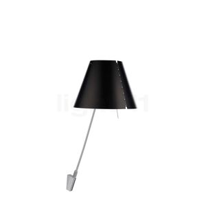 Luceplan Costanzina Applique, aluminium/noir réglisse