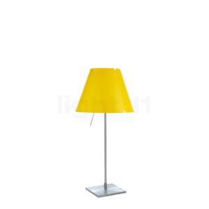 Luceplan Costanzina Lampe de table, aluminium/jaune canari - Publicité