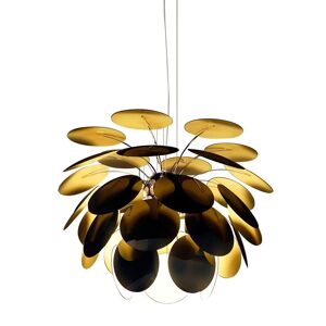 Marset Discocó Suspension, noir/doré - ø68 cm