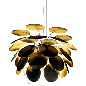 Marset Discocó Suspension, noir/doré - ø88 cm