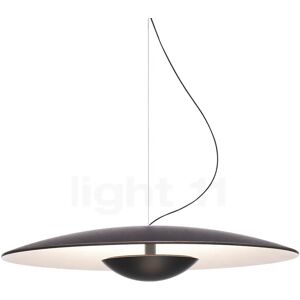 Marset Ginger Suspension LED, wenge/blanc - ø60 cm