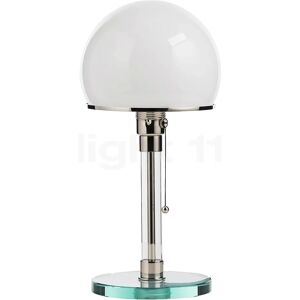 Tecnolumen Wagenfeld WG 24 Lampe de table, corps transparent/pied verre