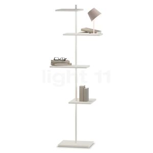 Vibia Suite Lampadaire LED avec pied, blanc - 133 cm - avec lampe de lecture