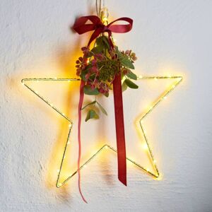 Étoile déco LED Liva Star, dorée, Ø 30 cm