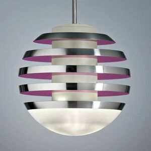 Suspension rouge-fraise LED BULO