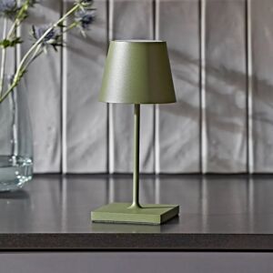 Lampe à poser LED Nuindie mini 25 cm vert sapin