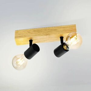 EGLO Plafonnier Townshend 3 en bois à 2 lampes - Publicité