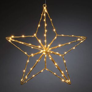 Konstsmide Christmas Lampe décorative LED Étoile d’or 37x36 cm - Publicité