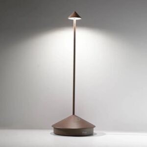 Pina 3K Lampe de table à accu IP54 corten