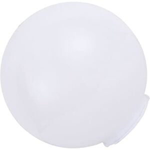 HOMSFOU 9. 8 Globe De Lampadaire En Acrylique Avec 4. 7 Ouverture Sans Col Applique Murale Ronde Blanche Globe Luminaire Abat-Jour Couvre Pour L'extérieur - Publicité