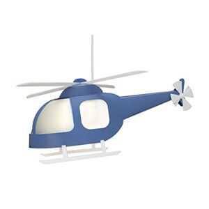 R&M Coudert Lampe Suspension Enfant Hélicoptère Bleu 55cm (L) - Publicité