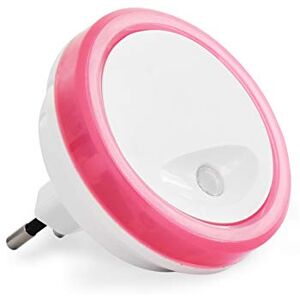 SCS Sentinel Veilleuse bébé Chambre Enfant Veilleuse bébé électrique Veilleuse détection crépusculaire PlugLight Fuchia HEC0050 , en Aluminium, Rose - Publicité