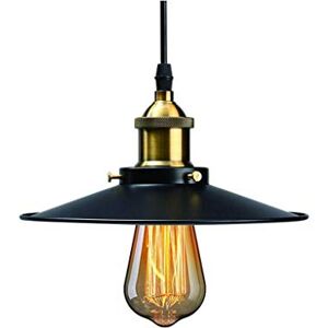 DOCJX Lustre nordique rétro suspension industrielle vintage au plafond poulie rétro suspendue montée suspendue et lumière pendante automnale E27 éclairage réglable bar Lampe à économie d'énergie - Publicité