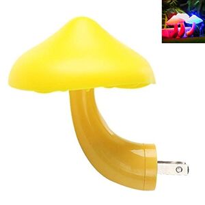 floatofly Capteur De Contrôle De La Lumière LED Veilleuse, 0.5W 220V Champignon LED Veilleuse Prise Murale Lampe Chambre Décor Rêve Lit Lampe Multicolore - Publicité