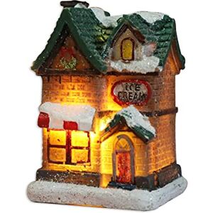 Yatlouba Maison Lumineuse de Noël, Illuminez Les Maisons décorant Les Ornements d’Arbre de Noël, Maison de noël LED multifonctionnelle et Flexible, veilleuse de Village de noël pour Cadeaux - Publicité