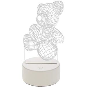 KANUBI Veilleuse LED 3D pour animal de compagnie, lampe de table romantique et acrylique en forme de ballon, cadeau de nuit et cadeau pour la Saint-Valentin, petite amie et femme - Publicité