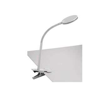Conforama Lampe de bureau 20 cm YONA coloris blanc