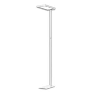 Hansa Lampadaire LED ''LED Jaspis'' avec variateur tactile sur le mât du luminaire. Blanc.