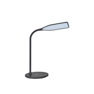 Alba Lampe LED Smart Noir en ABS. Tête L24 cm, bras H35 cm, socle D17 cm - Publicité