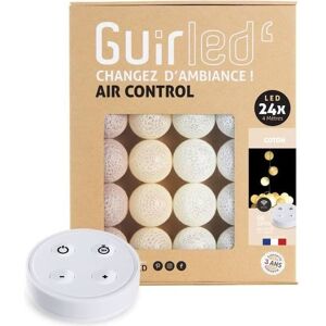 Guirled Guirlande Lumineuse Boules Coton Led Usb - Télécommandée -veilleuse Bébé 2h - 4 Intensités - 24 Boules 2,4m - Coton Beige TU - Publicité