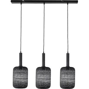 No Name Suspension 3L 100x22x55 cm Lekang noir mat Light & Living - Publicité