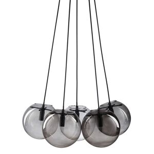 Maisons du Monde Suspension 5 boules en verre et verre fume