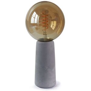 Gone's Lampe a poser en beton avec ampoule style Edison