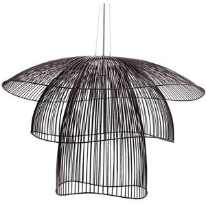 Forestier Suspension métal filaire noir D100cm Noir 0x65cm