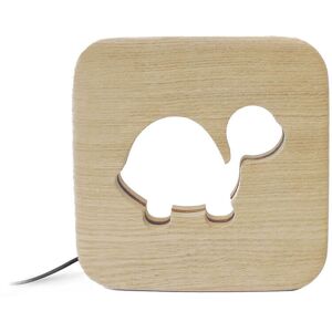 Gone's Lampe a poser veilleuse en bois tortue