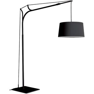 frau Maier Lampadaire variateur d'intensité noir H220cm Noir 230x220x55cm