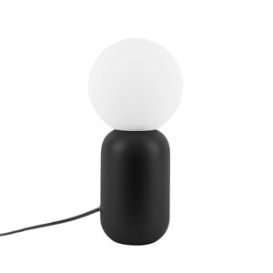 Leitmotiv Lampe à poser en métal noir Noir 15x32x15cm