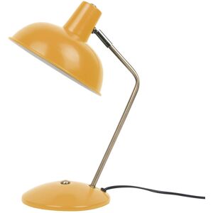 Lampe à poser en métal jaune curry