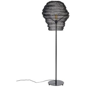 Drawer Lampadaire en filet metal noir