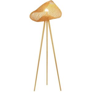 Now s Home Lampadaire en bambou pieds en bois h165cm