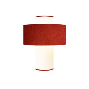 Abat-jours Lampe Emilio rouge D35 cm D: 35 x H: 45