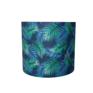 Belamp Suspension palme bleu et vert diametre 50 cm
