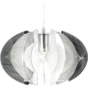 Laurie Lumiere Suspension en pvc argente Argent 34x150x34cm