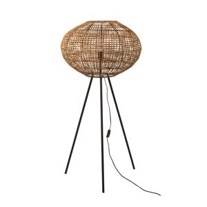 Meubles & Design Lampadaire tendance en rotin et métal Beige 61x126x61cm