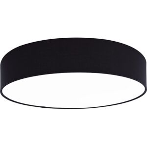 Sulion Plafonnier en tissu noir 40cm