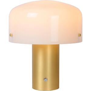 Lampea Lampe De Table en verre or mat 35 cm Or 27x35x27cm