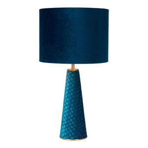 Lampea Lampe De Table en métal turquoise 47 cm Bleu 25x47x25cm
