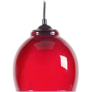 Tosel Suspension verre rouge