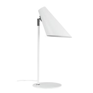 Dyberg Larsen Lampe de Table en métal blanc mat Blanc 24x50x16cm