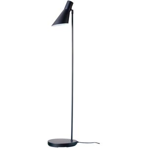 Dyberg Larsen Lampadaire en métal noir mat Noir 12x140x12cm