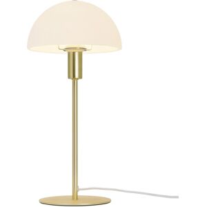 Nordlux Lampe de table elegante en or et abat-jour en verre blanc